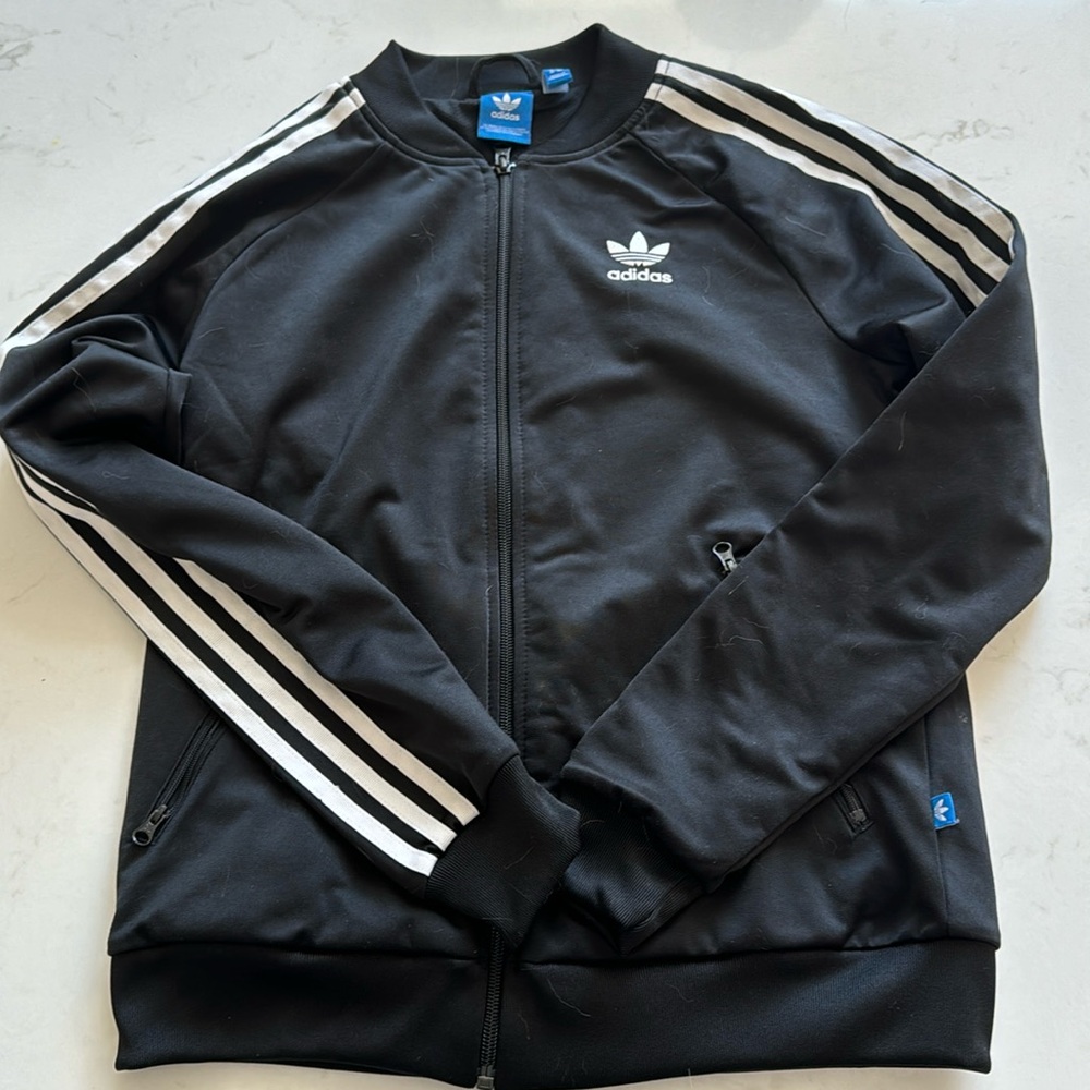 Adidas zip up track jacket